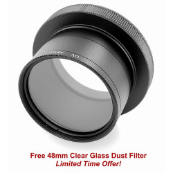 Sony E Mount 2" UltraWide Prime Focus Adapter - Fits: NEX, a6xxx, A1/A7/A9, QX, VG, FX30, ZV-E10 - Low Profile
