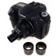 Fixed Magnification (2x) Camera Adapter w/ 23.2mm, 30mm and 30.5mm Fittings