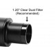 Clear Glass Dust Filter for 1.25" Adapters
