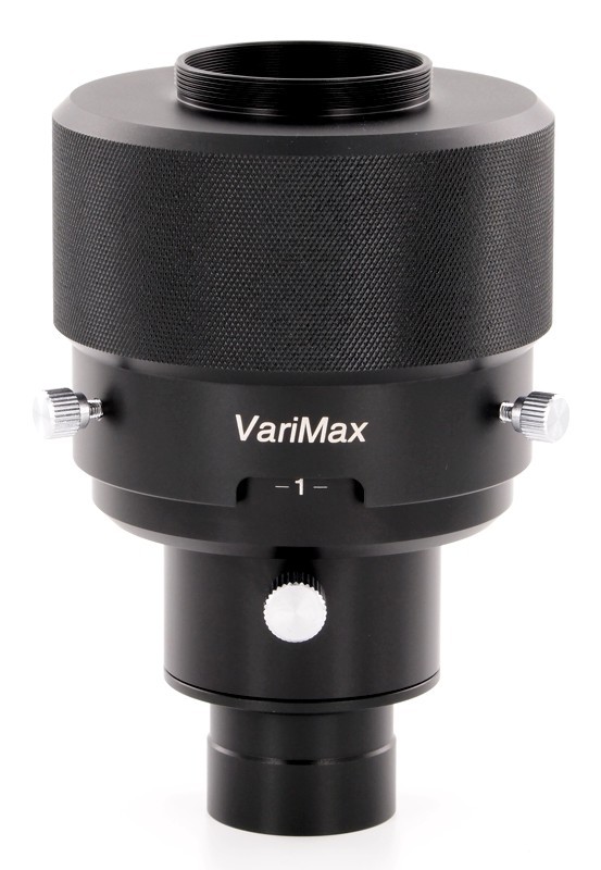 Metal 1.25" Variable Eyepiece Projection DSLR Camera Adapter 3 Bayonet Black 