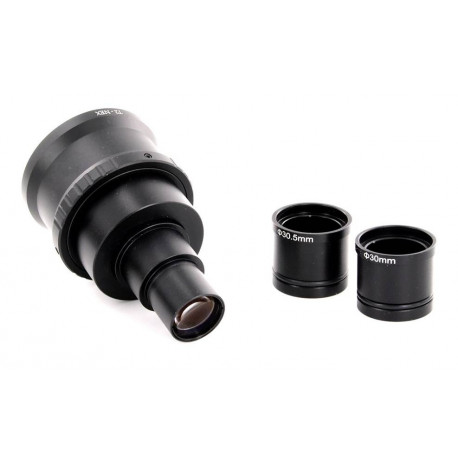Fixed Magnification (2x) Camera Adapter w/ 23.2mm, 30mm and 30.5mm Fittings