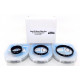 3 Pc Clear UV Glass Dust Filter Set ( 1.25" / 2" / T )
